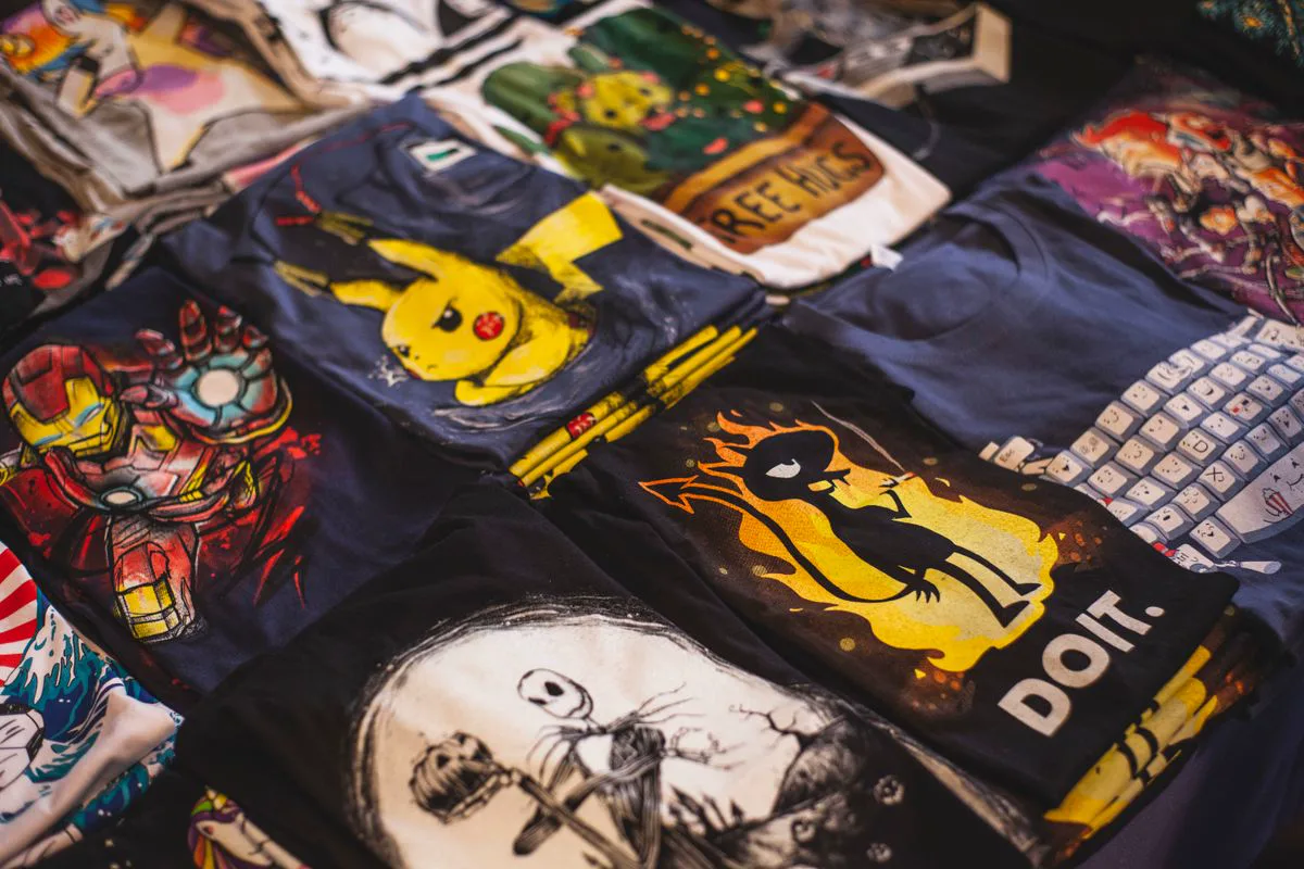 Hasil jadi buat kaos sablon distro streetwear